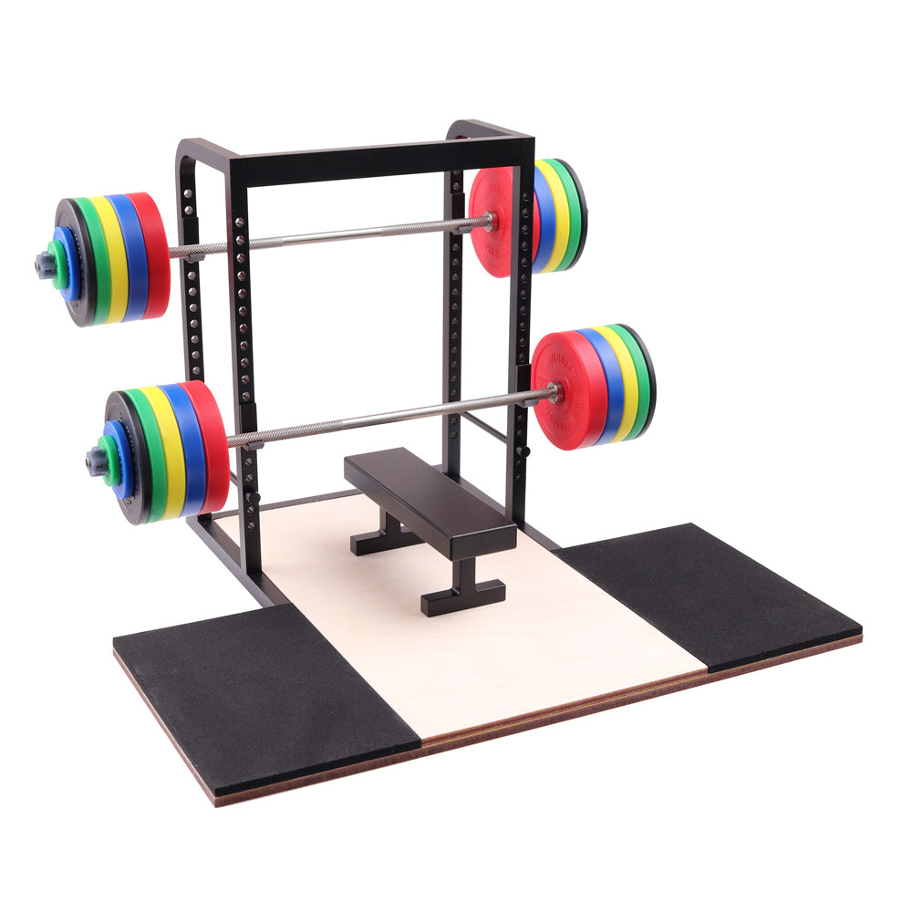 The Mini Power Rack | Stainless Steel Model Barbell + PR Tracker – Mini ...