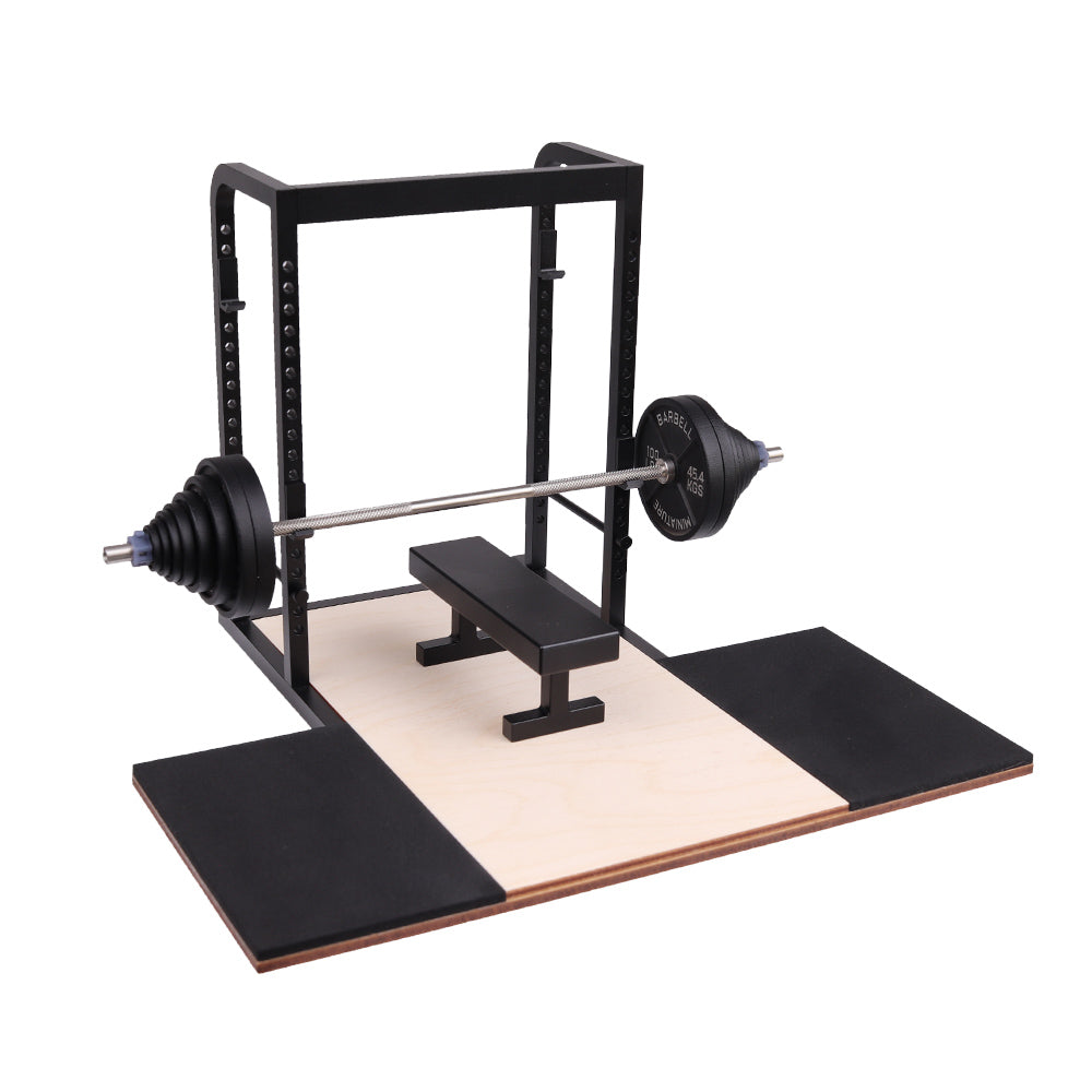 The Mini Power Rack | Stainless Steel Model Barbell + PR Tracker – Mini ...