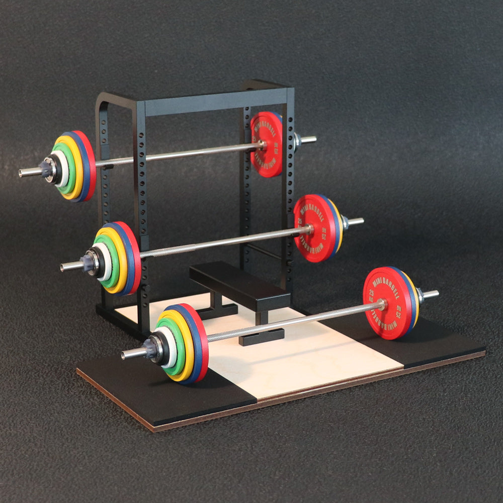 The Original Mini Barbell | Stainless Steel Model Barbell + PR Tracker