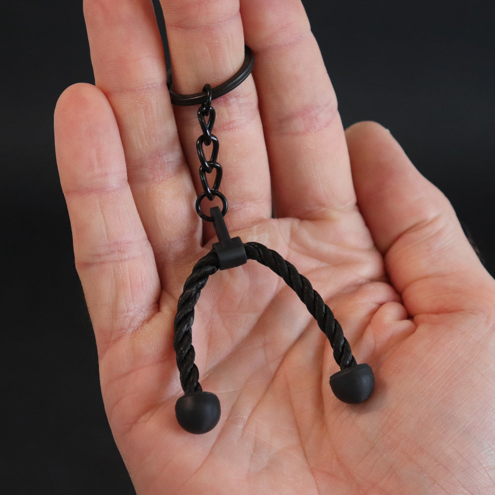 Mini Tricep Rope Keychain – Mini Barbell
